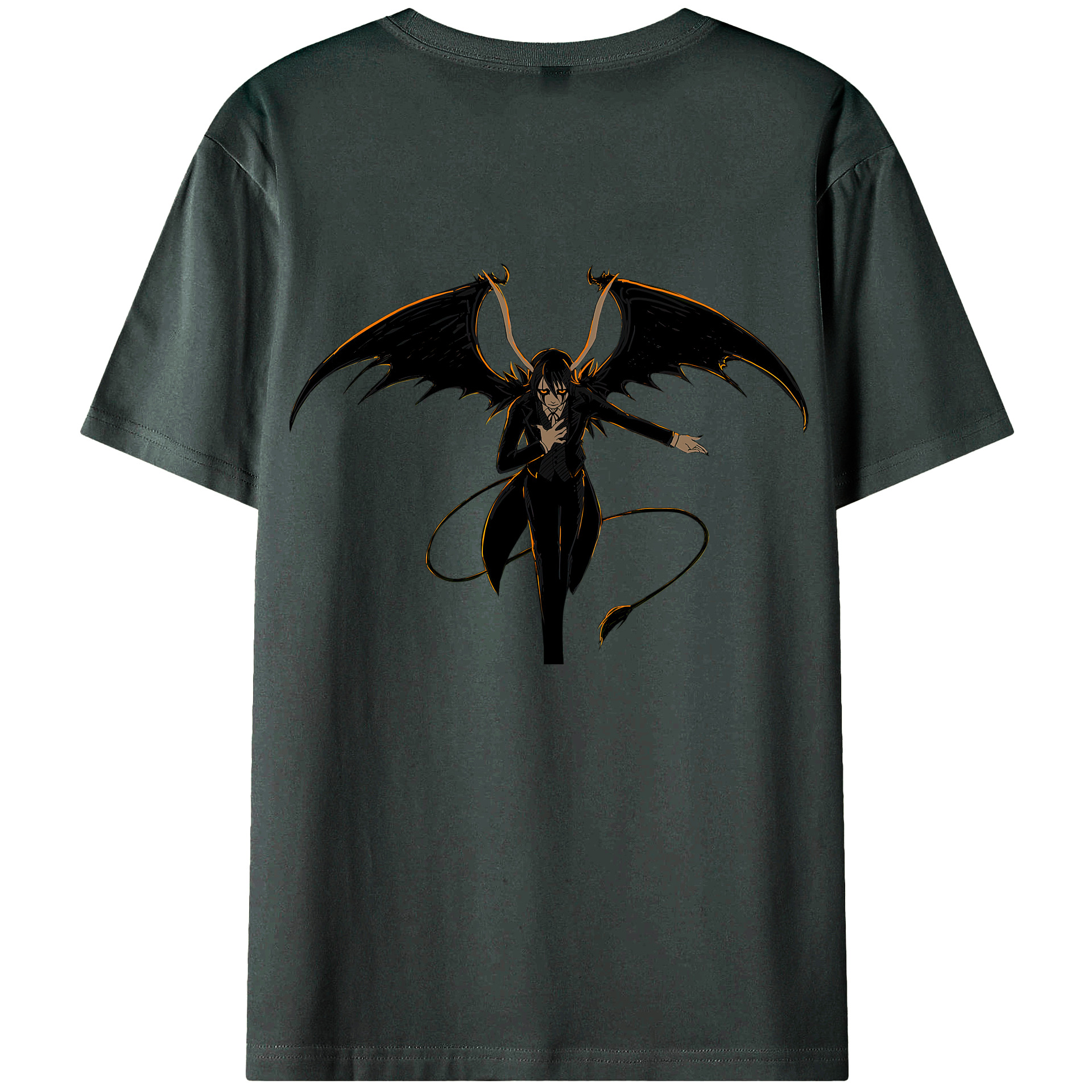 （画像用） ブリーチ ウルキオラ·シファー BLEACH Ulquiorra cifer 綿100％ メンズ半袖Tシャツ（バックプリント） 通気性